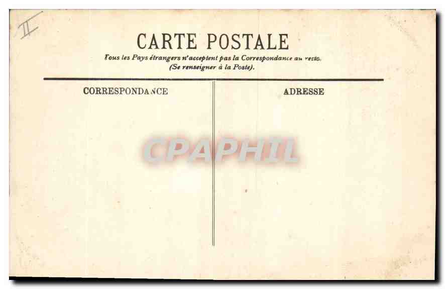 CPA Chambery le chateau des Ducs de Savoie  — Rückseite
