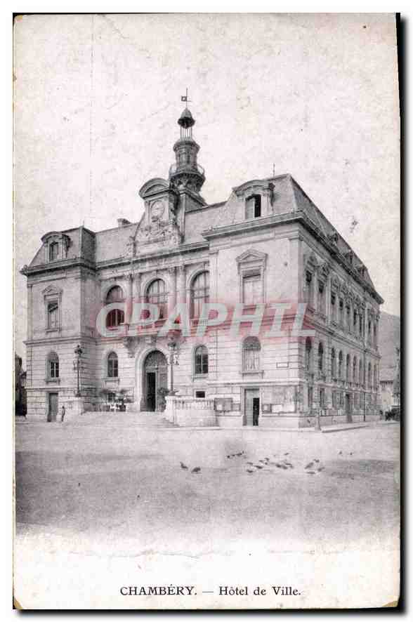 CPA Chambery hotel de Ville 