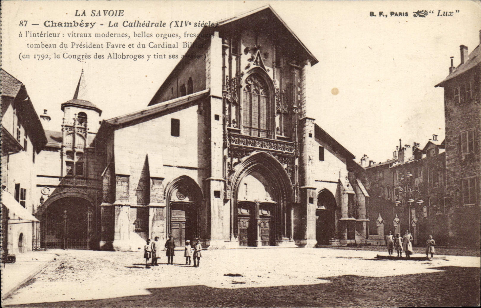 CPA La Savoie Chambery la Cathedrale XIV siecle 