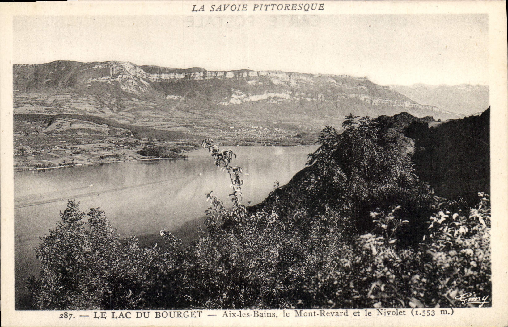 CPA La Savoie Pittoresque Le Lac du Bourget Aix les Bains le Mont Revard et le Nivolet 