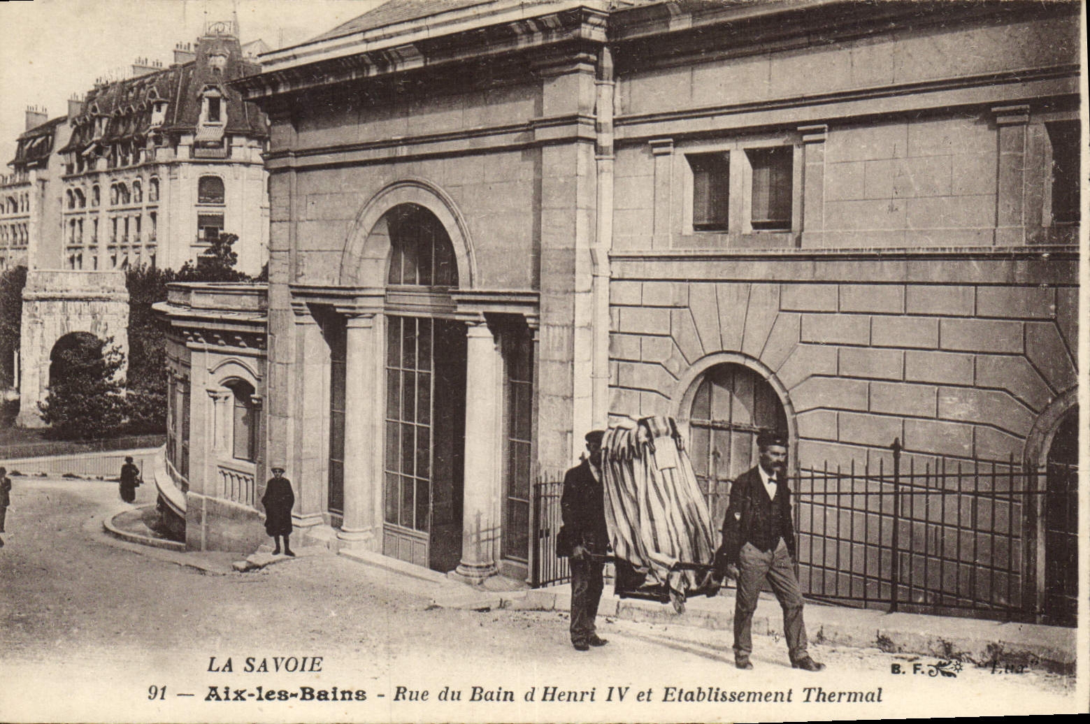 CPA La Savoie Aix les Bains Rue du Bain d'Henri IV et Etablissement Thermal 