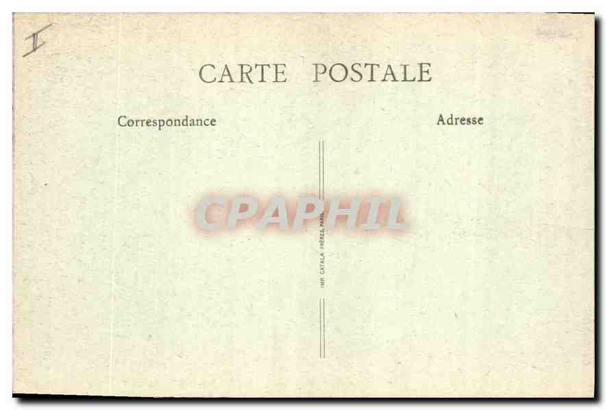 CPA La Savoie Aix les Bains Rue du Bain d'Henri IV et Etablissement Thermal  — Verso
