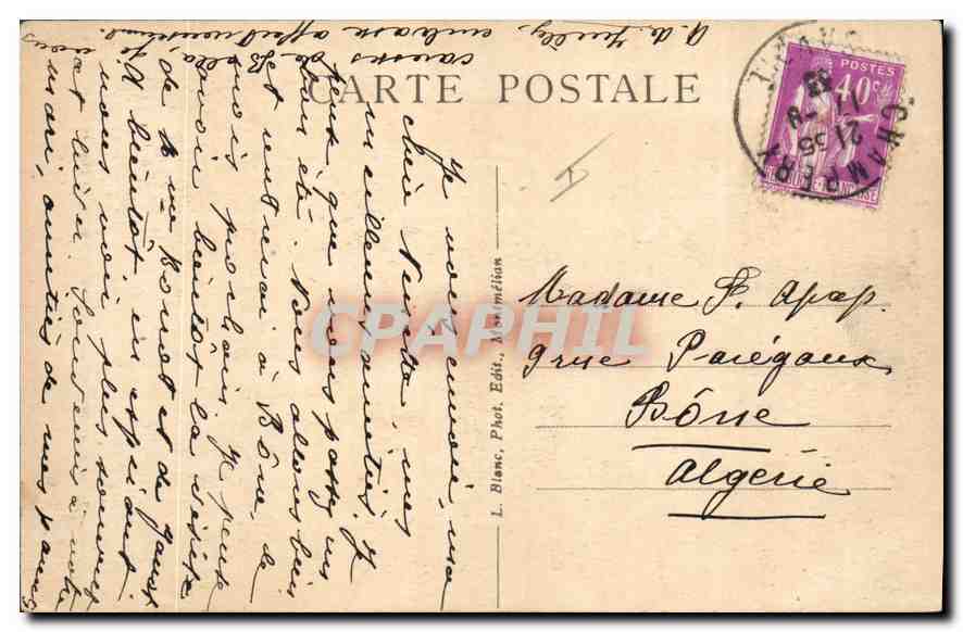 CPA Savoie Tourisme Aix les Bains Chute du Sierroz Gresy sur Aix  — Verso