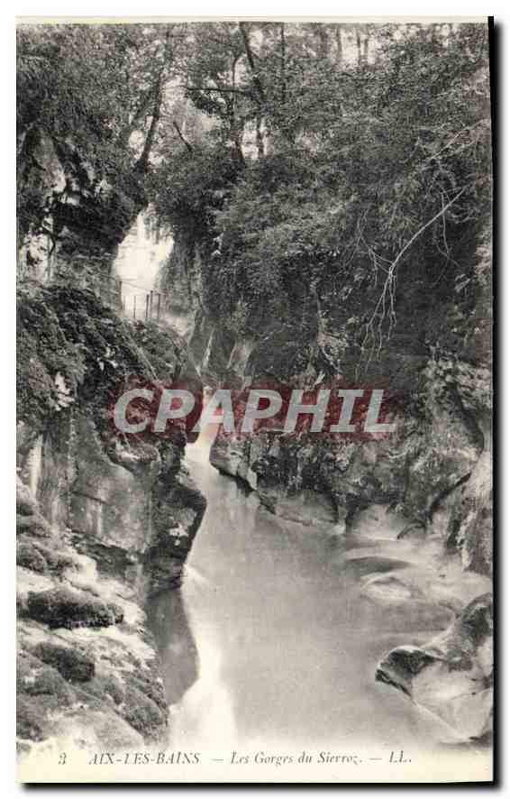 CPA Aix les Bains les Gorges du Sierroz 