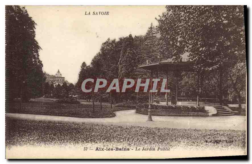CPA Aix les Bains le Jardin Public 