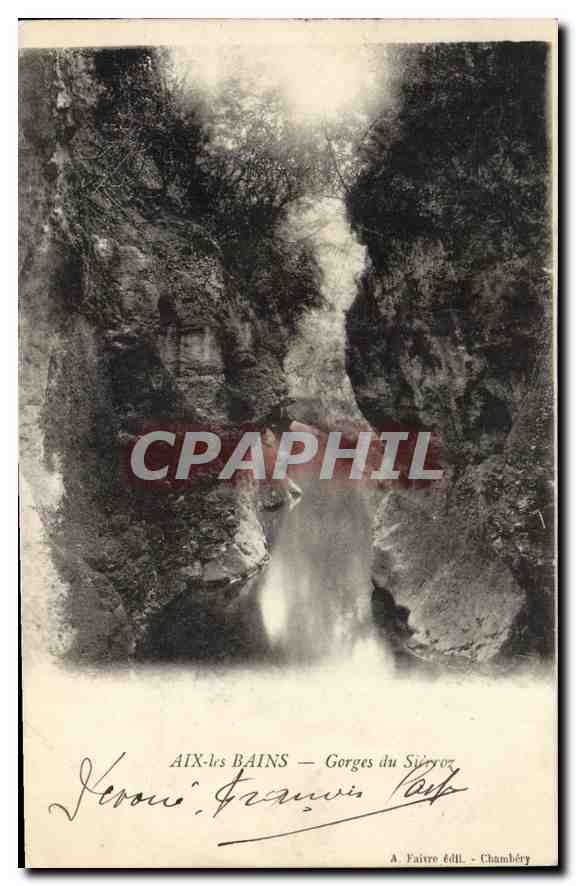 CPA Aix les Bains Gorges du Sierroz 