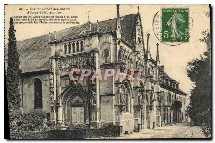 CPA Environs d'Aix les Bains Abbaye d'Hautecombe 