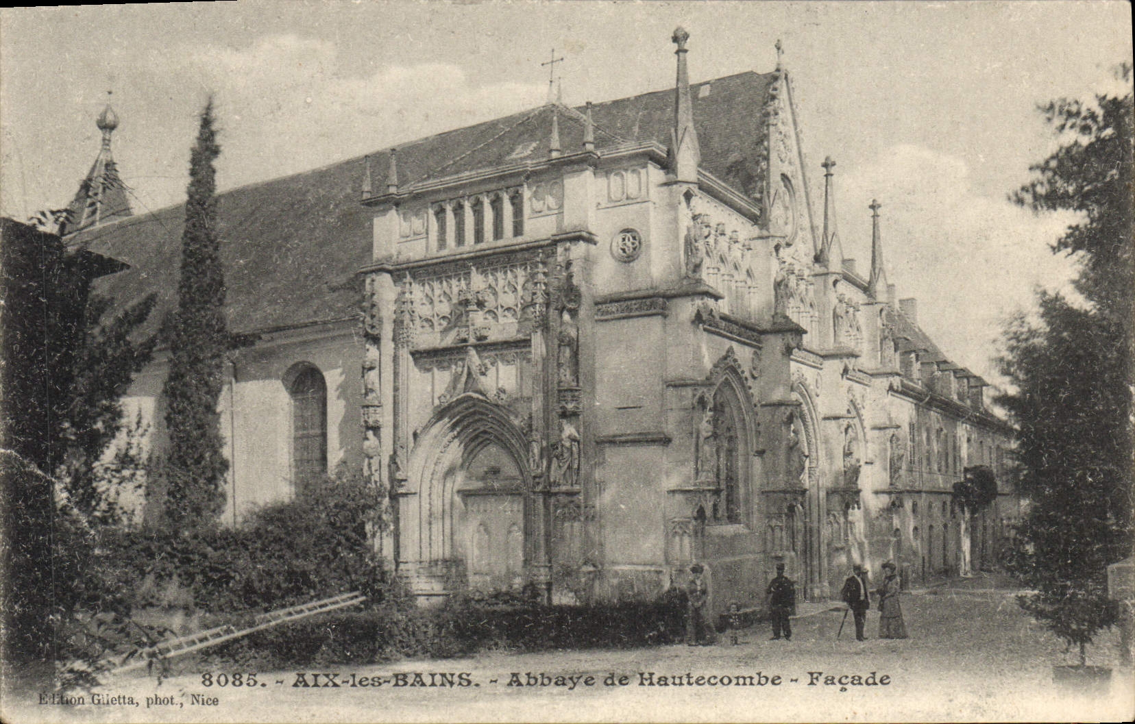 CPA Aix les Bains Abbaye de Hautecombe Facade 