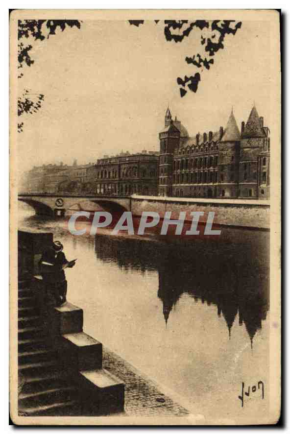 CPA Paris En Flanant le Palais de Justice 