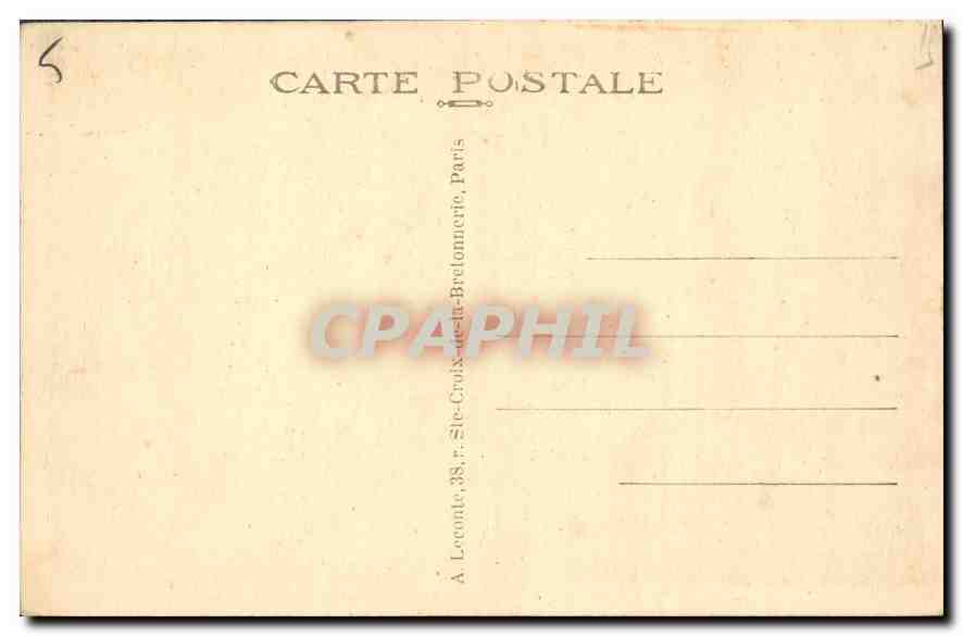CPA Paris le Carrousel et les Tuileries pris du Louvre  — Rückseite