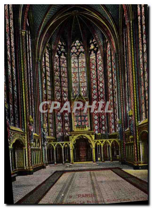 CPA Paris la Sainte Chapelle Chapelle Haute la Nef 