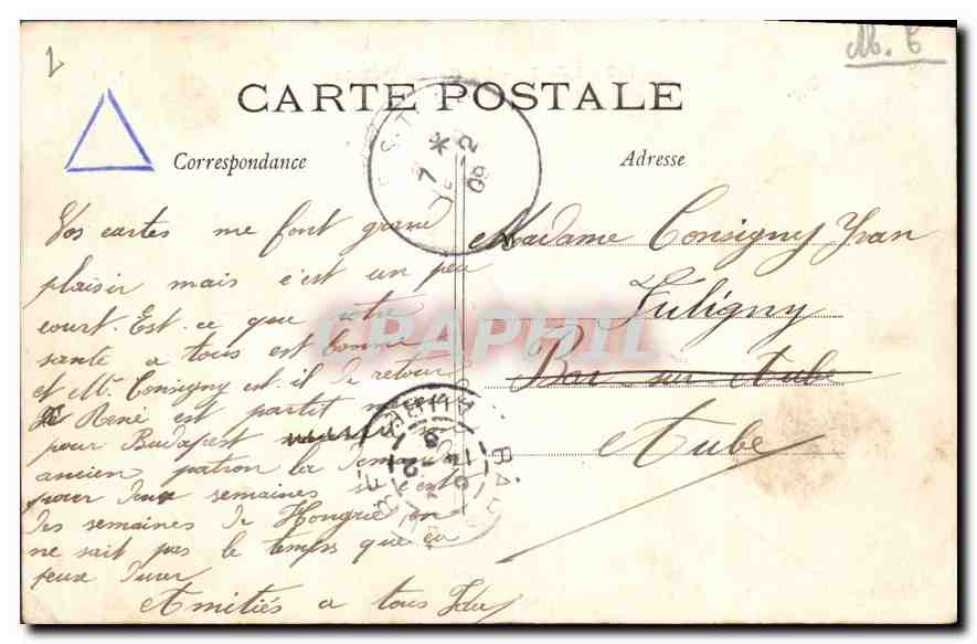 CPA Paris le Grand Palais  — Verso