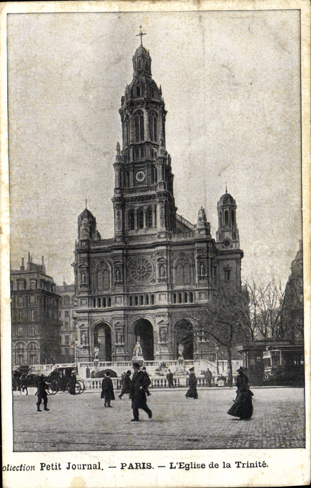 CPA Collection Petit Journal Paris l'eglise de la Trinite 