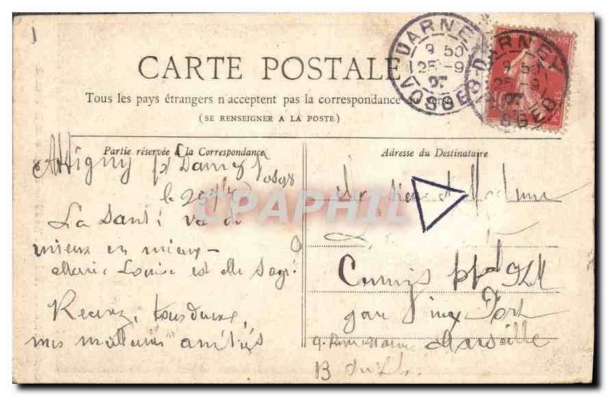 CPA Collection Petit Journal Paris l'eglise de la Trinite  — Rückseite