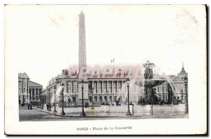 CPA Paris Place de la Concorde 
