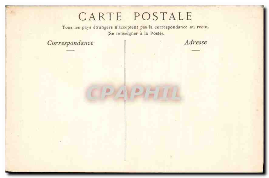 CPA Paris hotel des Invalides le Tombeau de Napoleon Ier  — Rückseite