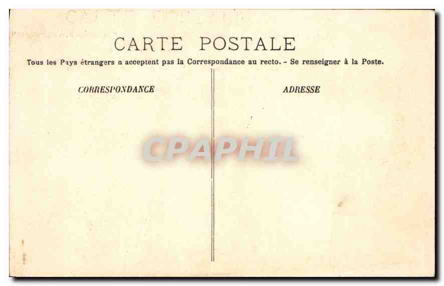 CPA Paris le Statue de la Republique  — Verso