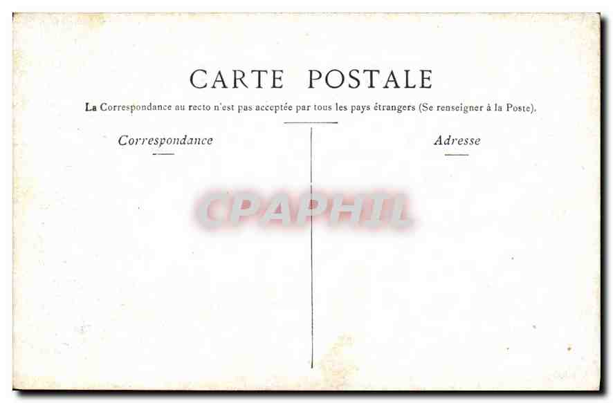 CPA Paris eglise St Eustache et rue Montmartre  — Rückseite