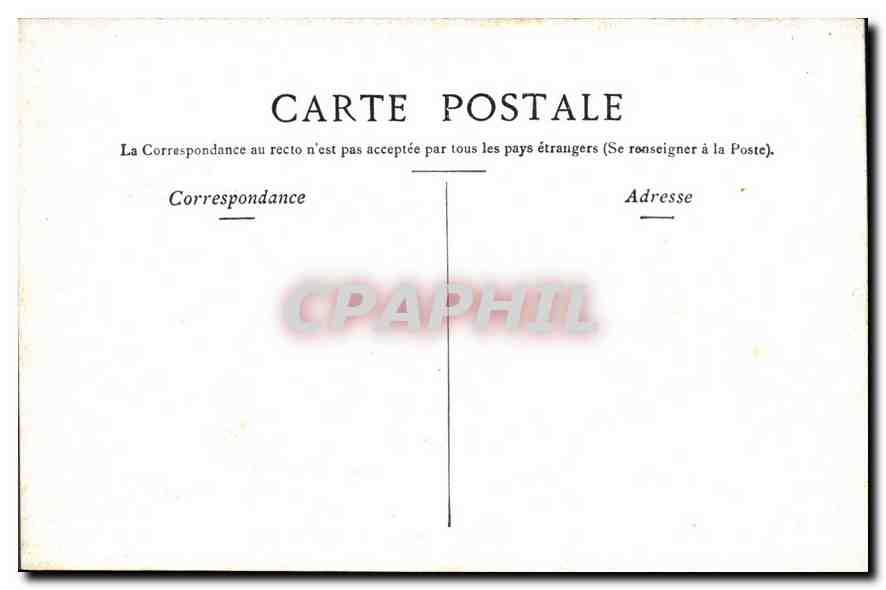 CPA Paris Eglise St Vincent de Paul  — Rückseite