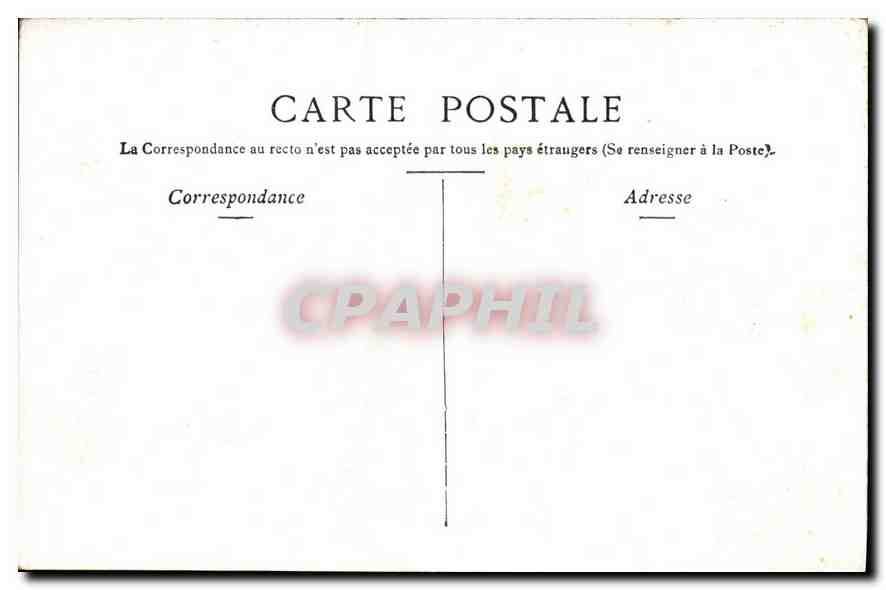 CPA Paris le Pont des Arts et l'Institut  — Rückseite