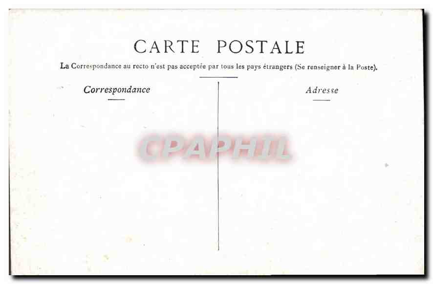 CPA Paris Place du l'Opera  — Rückseite