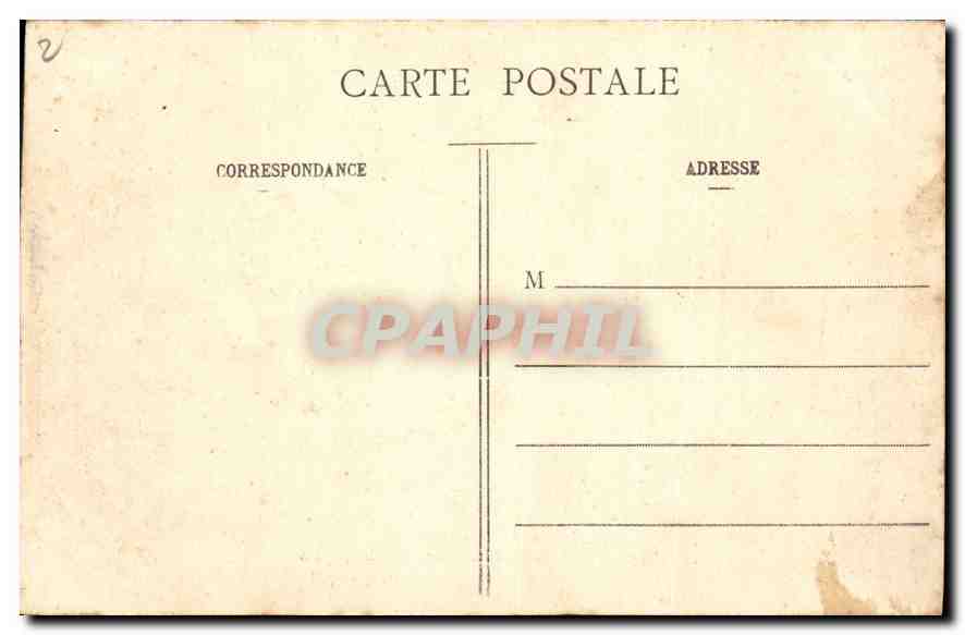 CPA Paris la Chambre des Deputes  — Rückseite