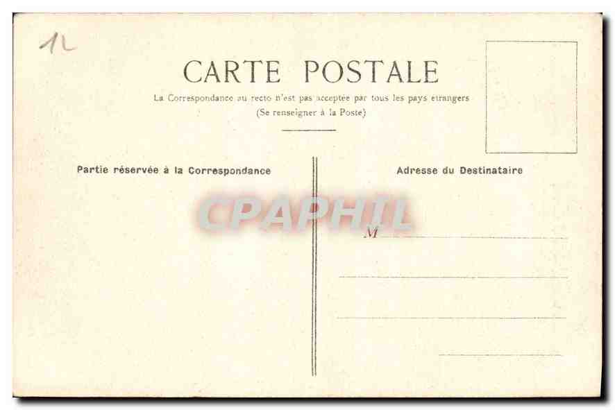 CPA Buttes Chaumont le Lac les Bateaux Passeurs  — Rückseite