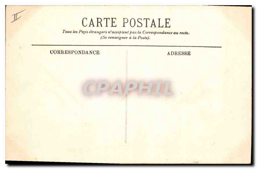 CPA Paris la Madeleine  — Verso