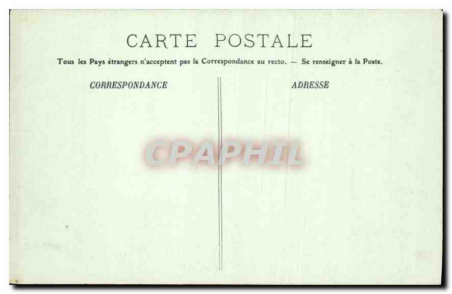 CPA Paris Chambre des Deputes Salle des Seances  — Rückseite