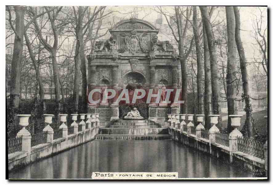 CPA Paris Fontaine de Medicis 