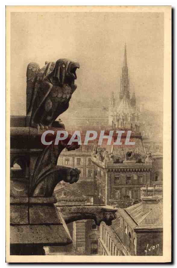 CPA Paris en Flanant Chimere de Notre Dame et Sainte Chapelle 
