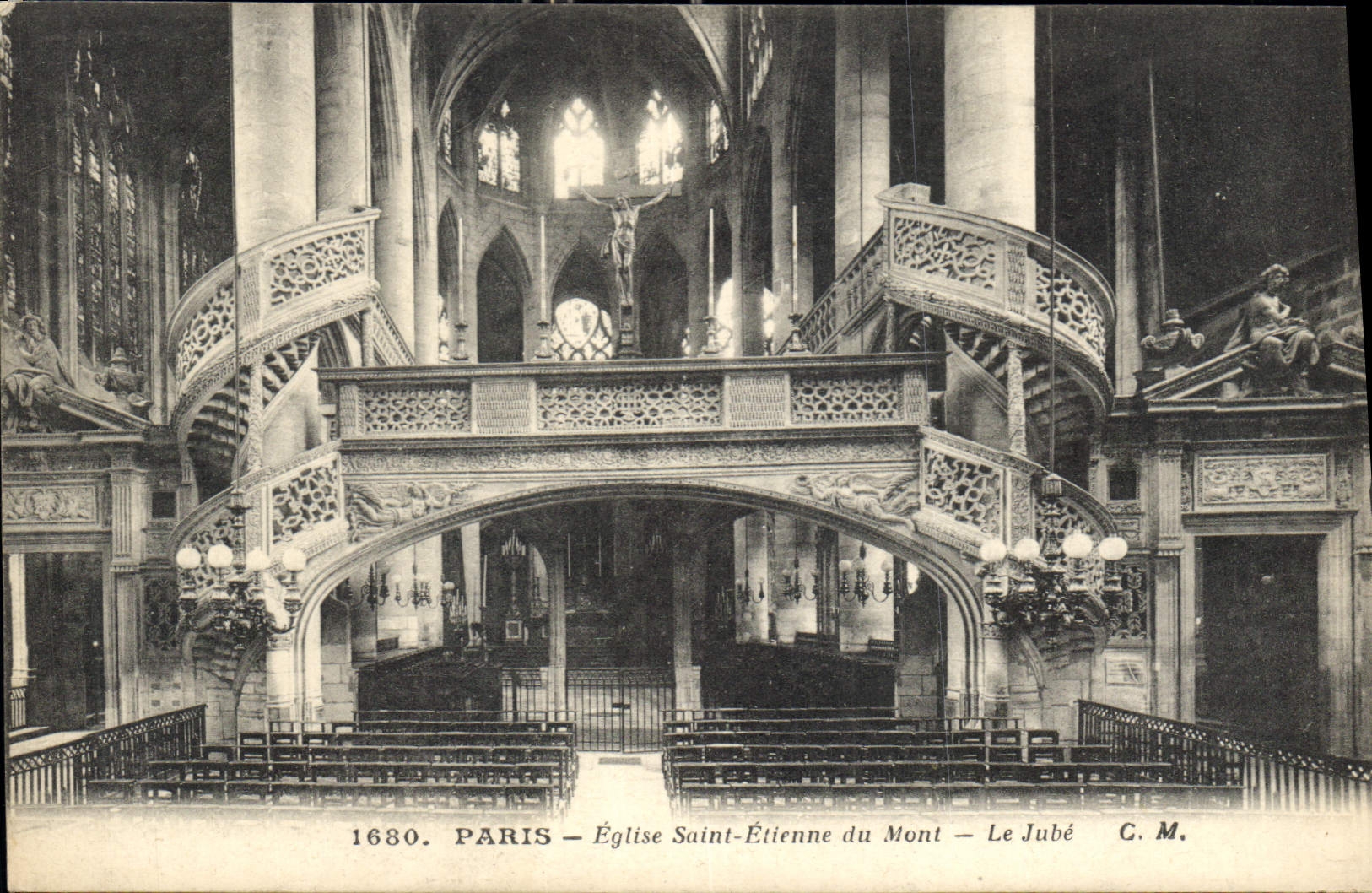CPA Paris Eglise Saint Etienne du Mont le Jube 