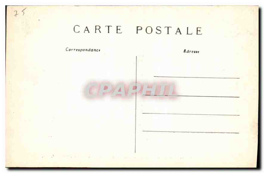 CPA Paris Eglise Saint Etienne du Mont le Jube  — Verso