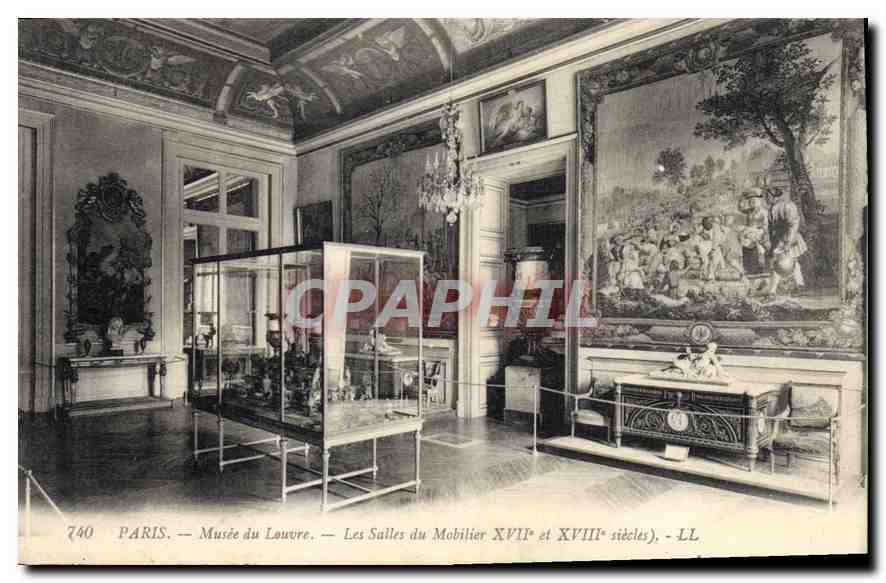 CPA Paris Musee du Louvre les Salles du Mobilier XVII et XVIII siecle 
