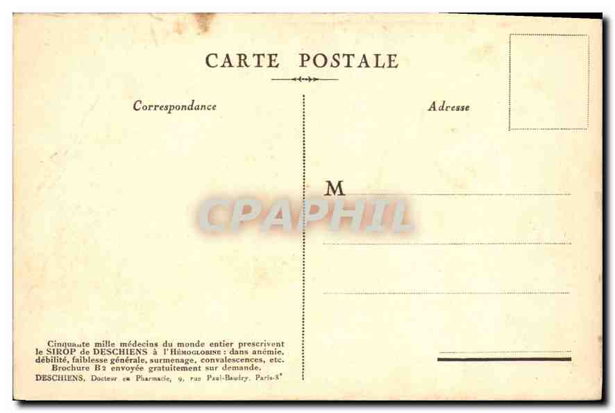 CPA Paris Place de la Concorde   — Rückseite