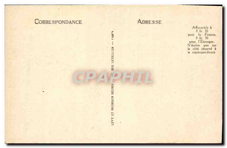 CPA Benedictines 20 rue Monsieur Choeur des Moniales  — Verso