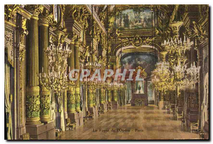 CPA Paris le Foyer de l'Opera 