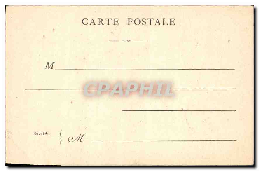 CPA Paris le Louvre Pavillon de Flore  — Rückseite