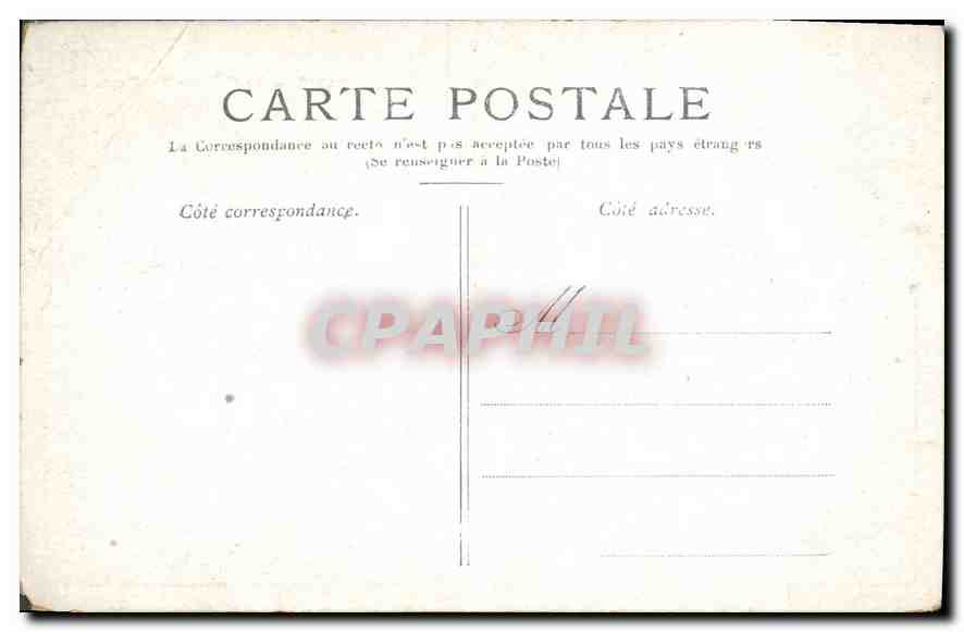 CPA Paris la Colonne Vendome  — Rückseite
