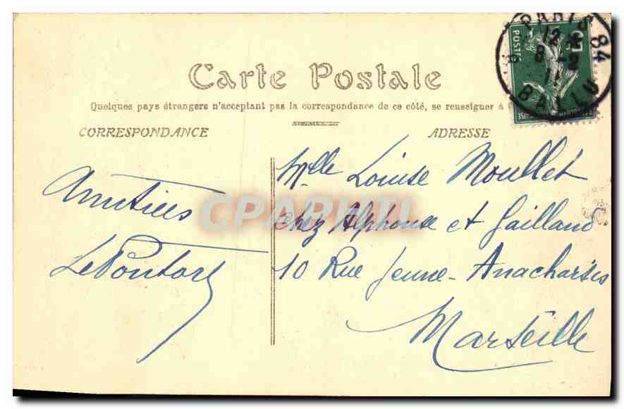 CPA Paris Place de l'Etoile Arc de Triomphe  — Rückseite