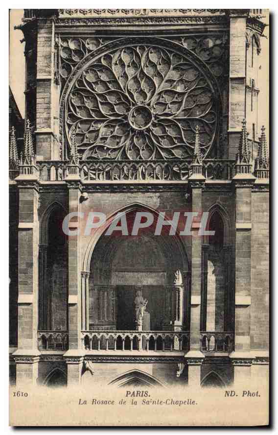 CPA Paris la Rosace de la Sainte Chapelle 