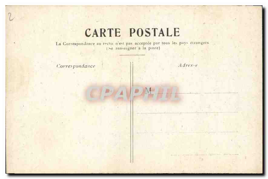CPA Paris le Palais de Justice et le Marche aux Fleurs  — Rückseite