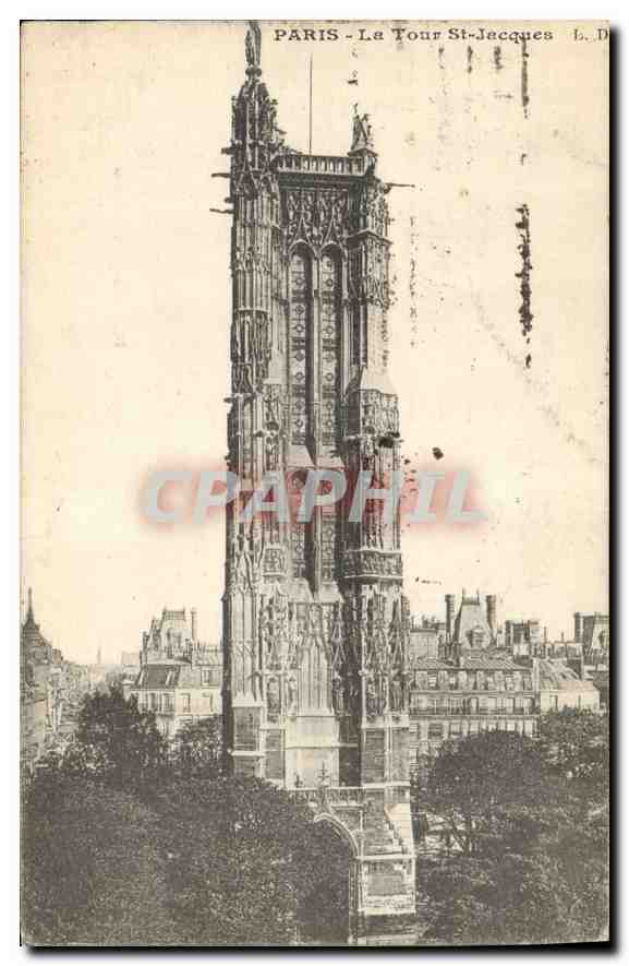 CPA Paris la Tour St Jacques 