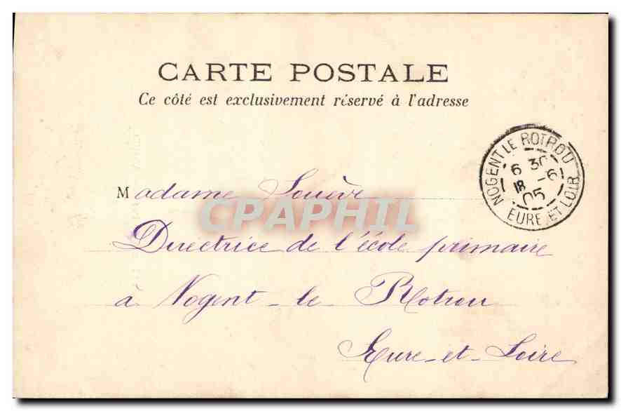 CPA Notre Dame de Paris Abside  — Verso
