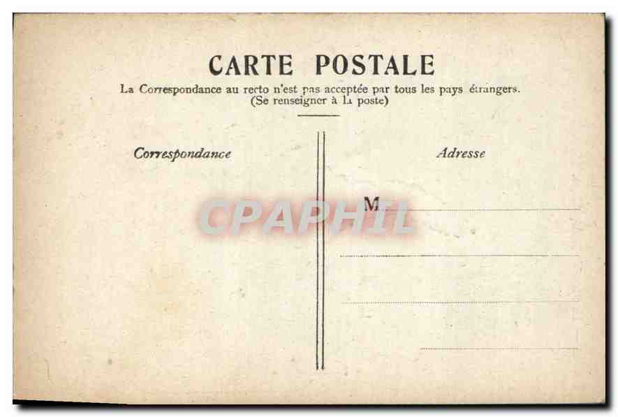CPA Paris la Place de la Republique  — Rückseite