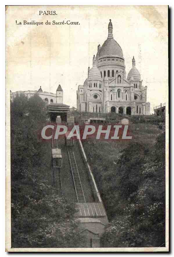 CPA Paris la Basilique du Sacre Coeur 