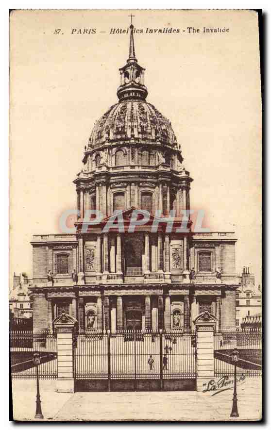 CPA Paris hotel des Invalides 