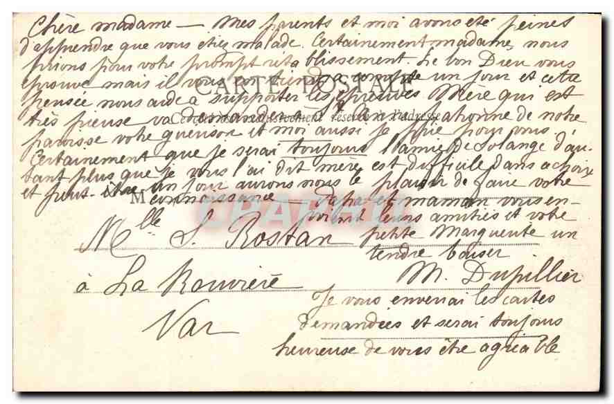 CPA Paris Palais du Senat Luxembourg  — Verso