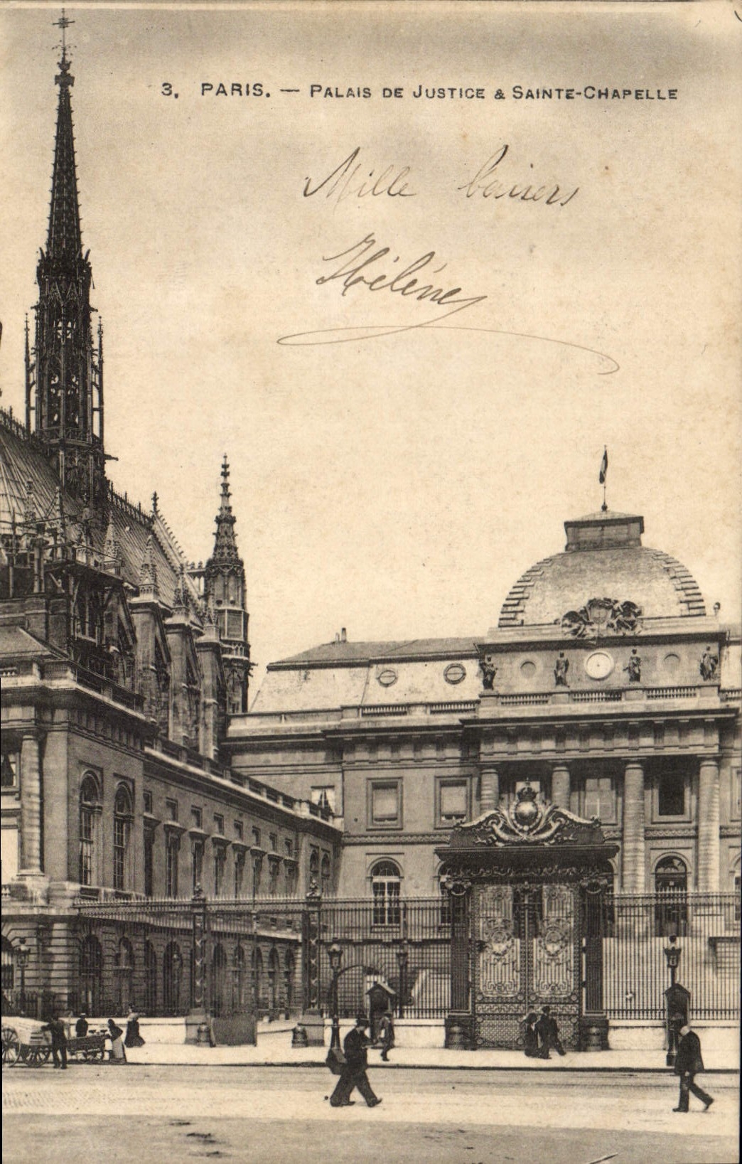 CPA Paris Palais de Justice et Sainte Chapelle 