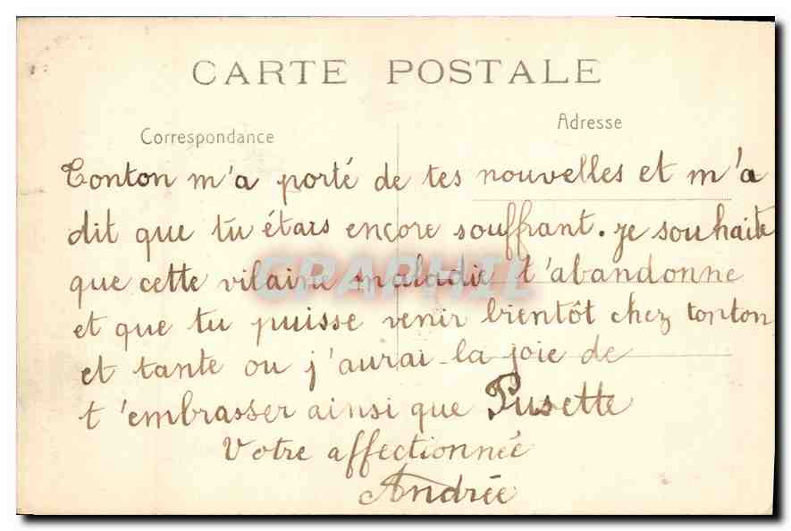 CPA Paris Grand Palais  — Verso